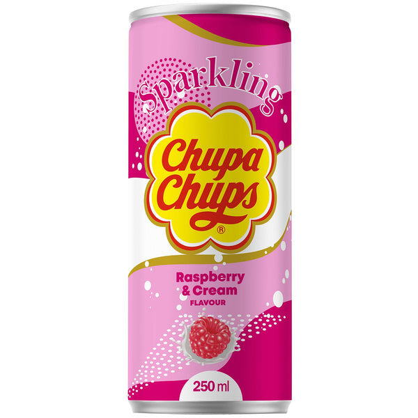 Chupa Chups - Sparkling "Raspberry & Cream Flavour" (250 ml)
