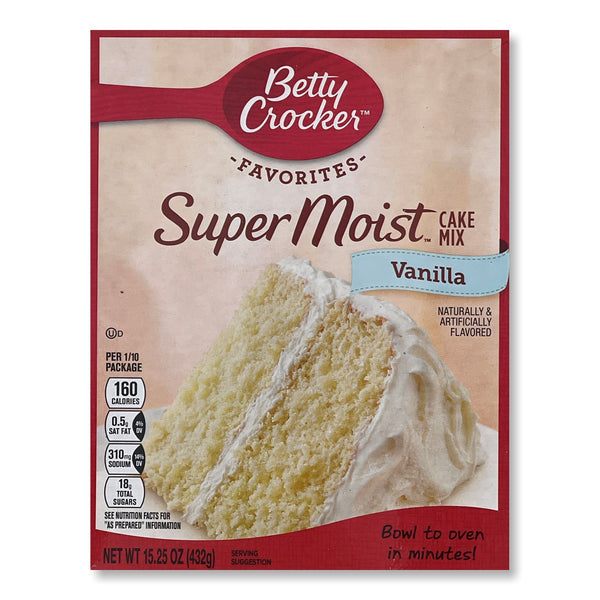 Betty Crocker - Super Moist Cake Mix "Vanilla" (432 g)