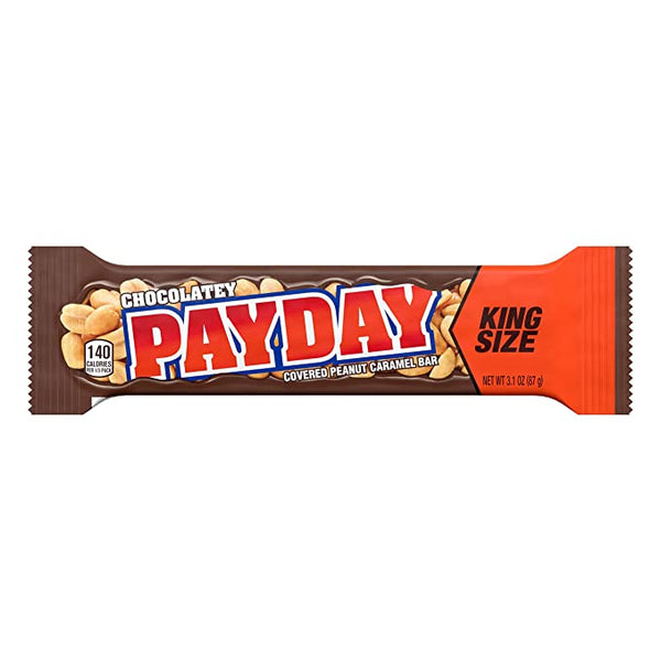 Hershey's - PAYDAY Covered Peanut Caramel Bar "Chocolatey" King Size (87 g)