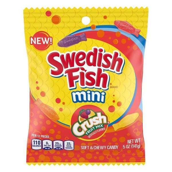 Swedish Fish - "mini Crush Fruit mix" (141 g)