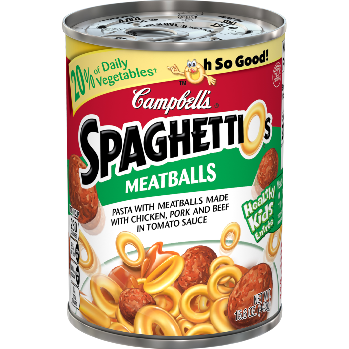 Campbell's - Spaghettios "Meatballs" (443 g)