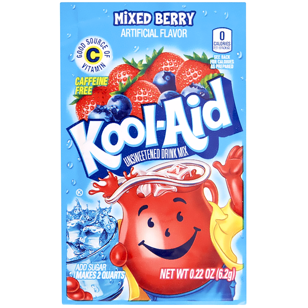 Kool-Aid - Instant Drink Mix - "Mixed Berry" (6,2 g)