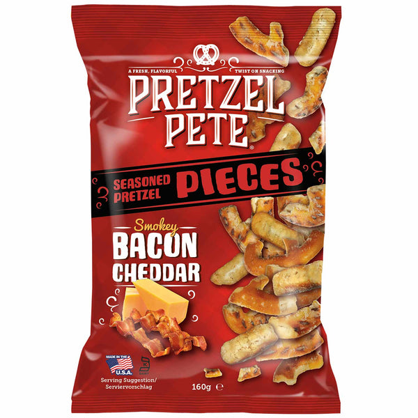 Pretzel Pete - Seasoned Pretzel "Smokey Bacon Cheddar" (160 g)