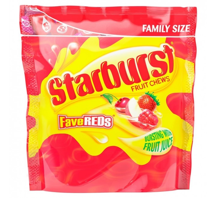 Starburst - Fruit Chews "Fave REDs" (196 g)