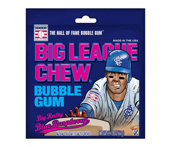 Big League Chew - Bubbel Gum "Big Rally Blue Raspberry" (60 g)