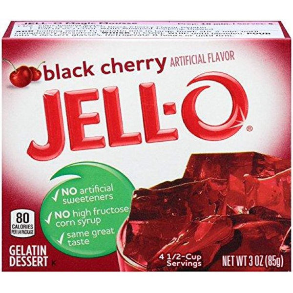 JELL-O - Instant Gelatin Dessert "black cherry" (85 g)