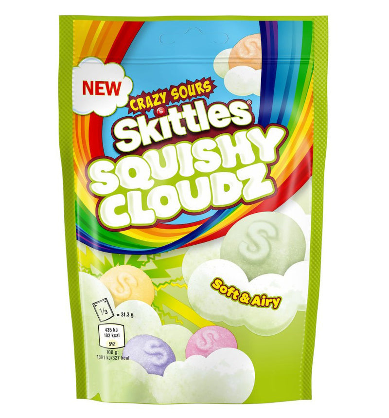 Skittles - Squishy Cloudz "Crazy Sours" (94 g)