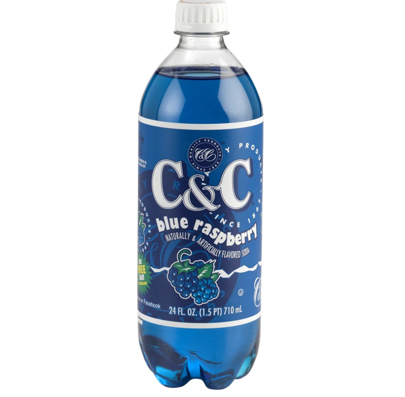 C&C - Soda "blue raspberry" (710 ml)