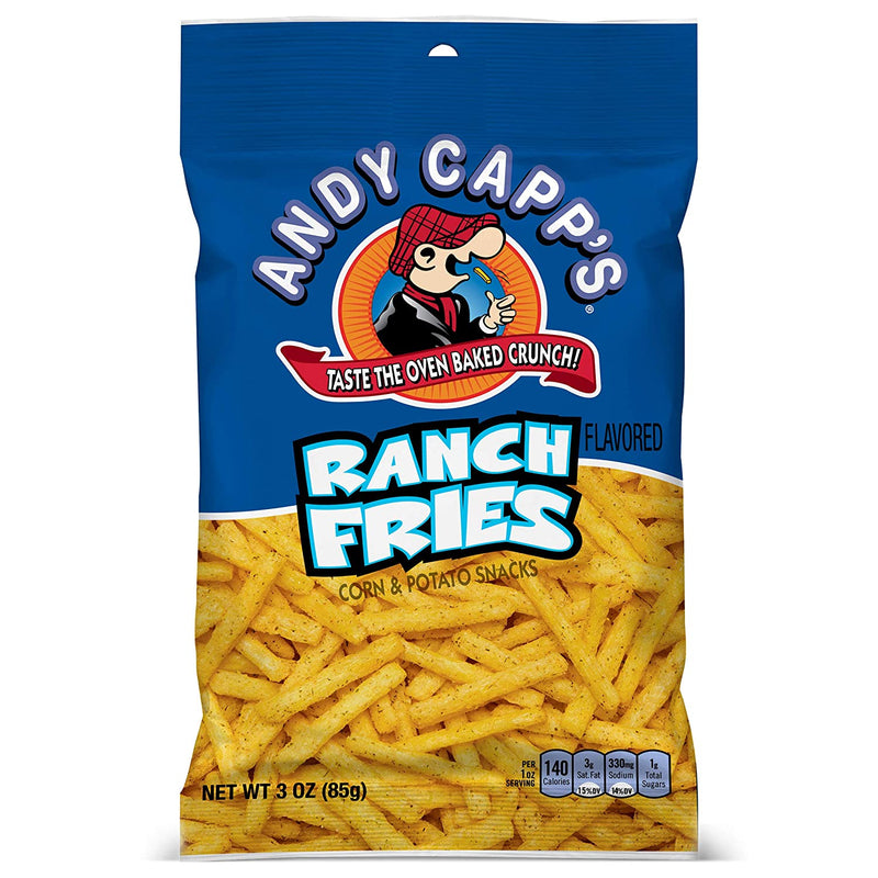 Andy Capp's - Corn & Potato Chips "Ranch Fries" (85 g)