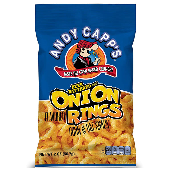 Andy Capp's - Corn & Hafersnack "Onion Rings" (56,7 g)