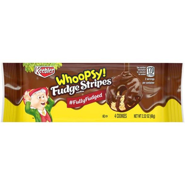 Keebler - WhooPSY Cookies "Fudge Stripes" (66 g)