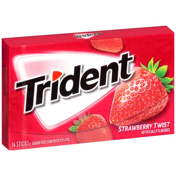 Trident - Sugar Free Gum "Strawberry Twist" (26,6 g)