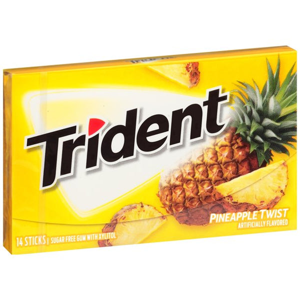 Trident - Sugar Free Gum "Pineapple Twist" (26,6 g)