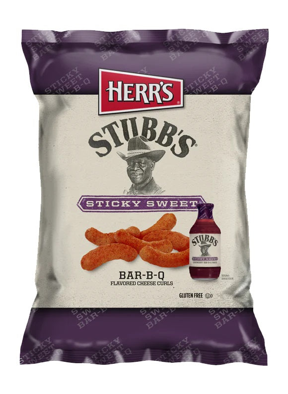 Herr's - Flavored Cheese Curls "Stubb's Sticky Sweet" (170,1 g)