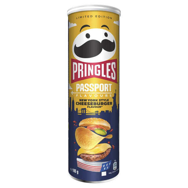 Pringles Passport - Potato Chips "New York Style Cheeseburger" (185 g)