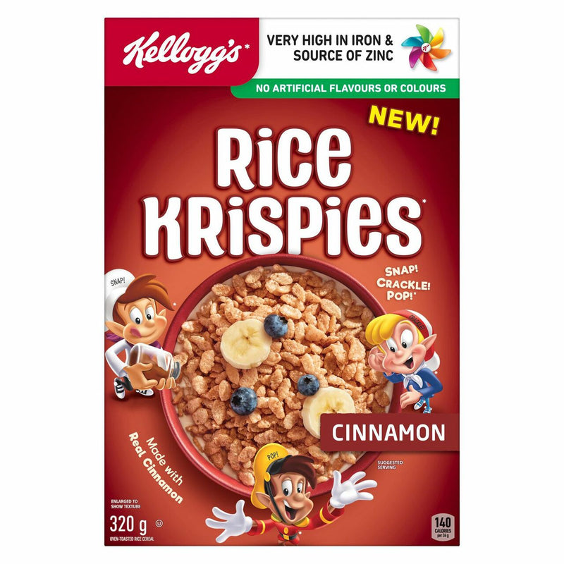 Kellogg's - Cereal "Rice Krispies Cinnamon" (320 g)