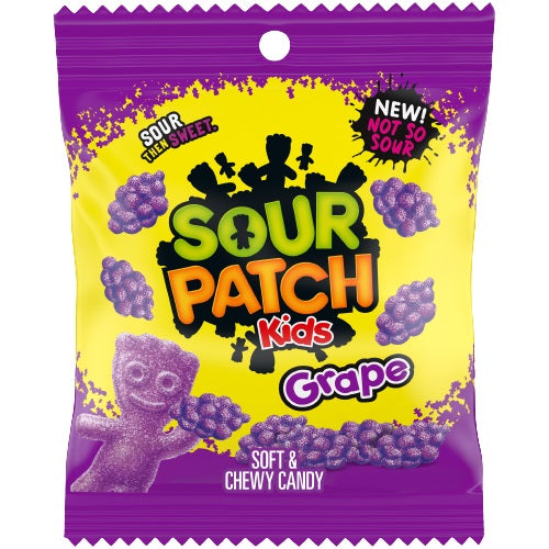 Sour Patch - Kids - Soft & Chewy Candy "Grape" (143 g)