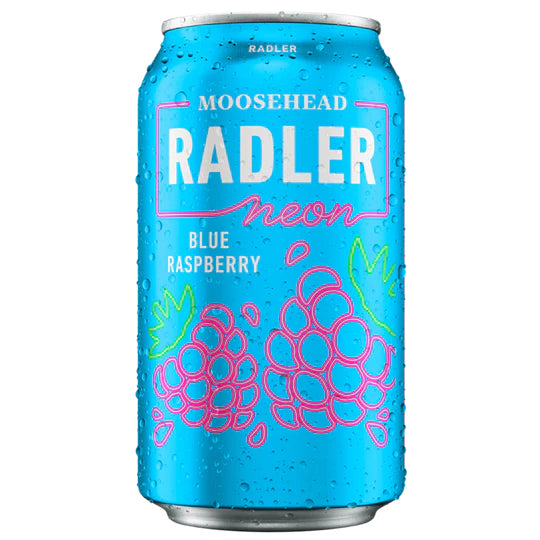 Moosehead - Radler Neon "Blue Raspberry" (355 ml)