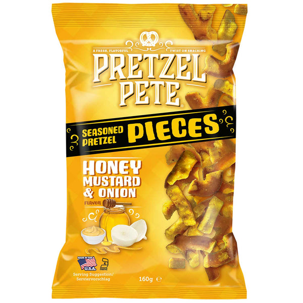 Pretzel Pete - Seasoned Pretzel "Honey Mustard & Onion" (160 g)