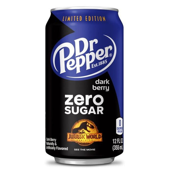 Dr Pepper "dark berry" Zero Sugar (355 ml)