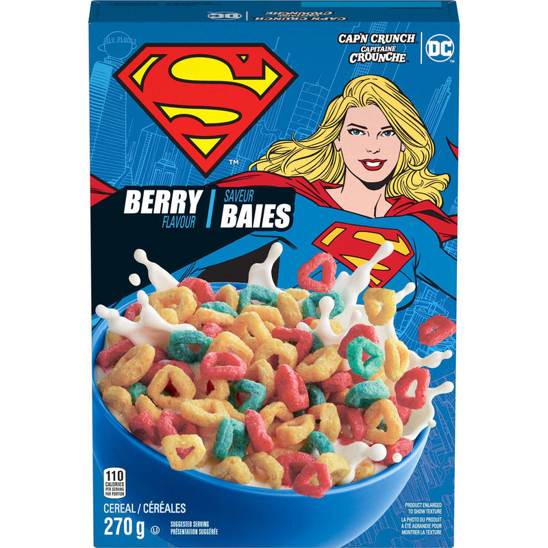 Cap'n Crunch - Cereal "DC Comics Berry" (270 g)