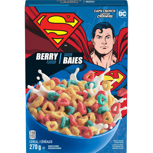 Cap'n Crunch - Cereal "DC Comics Berry" (270 g)