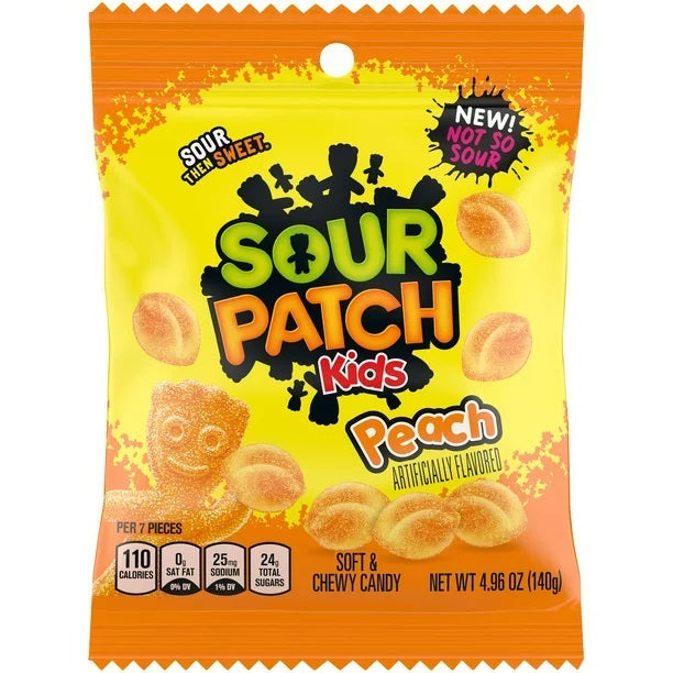 Sour Patch Kids - Soft & Chewy Candy "Peach" (140 g)