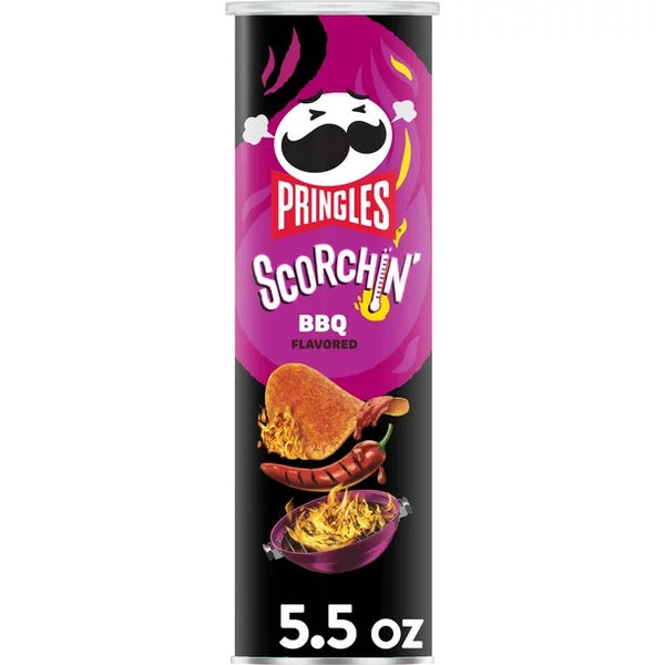 Pringles - Potato Chips "Scorchin BBQ" (156 g)