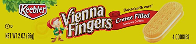 Keebler - Vienna Fingers "Vanilla Fudge Creme" (62 g)