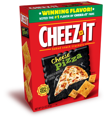 CHEEZ-IT - baked snack crackers "cheese pizza" (351 g)