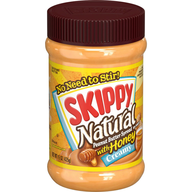 Skippy - Natural Peanut Butter "Creamy with Honey" (425 g)