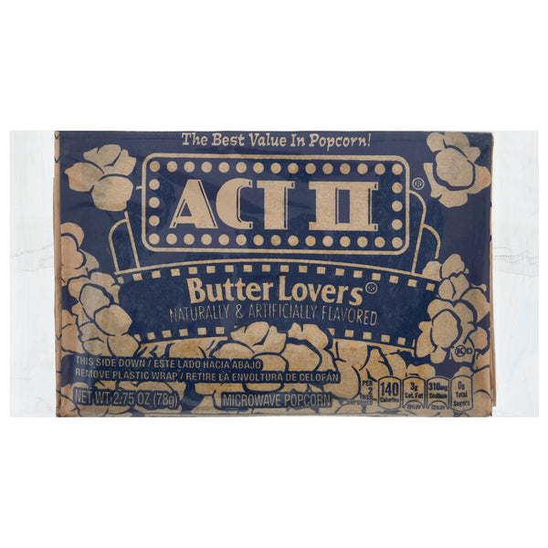 ACT II - Microwave Popcorn "Butter Lovers" (78 g)