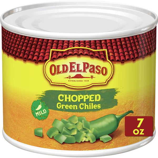 Old El Paso - "CHOPPED Green Chiles MILD" (198 g)