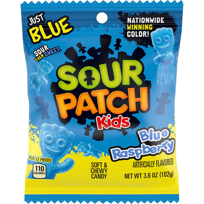 Sour Patch Kids - Soft & Chewy Candy "Blue Raspberry" (102 g)