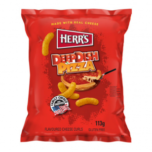 Herr's - flavored Cheese Curls "Deep Dish Pizza" (113 g)
