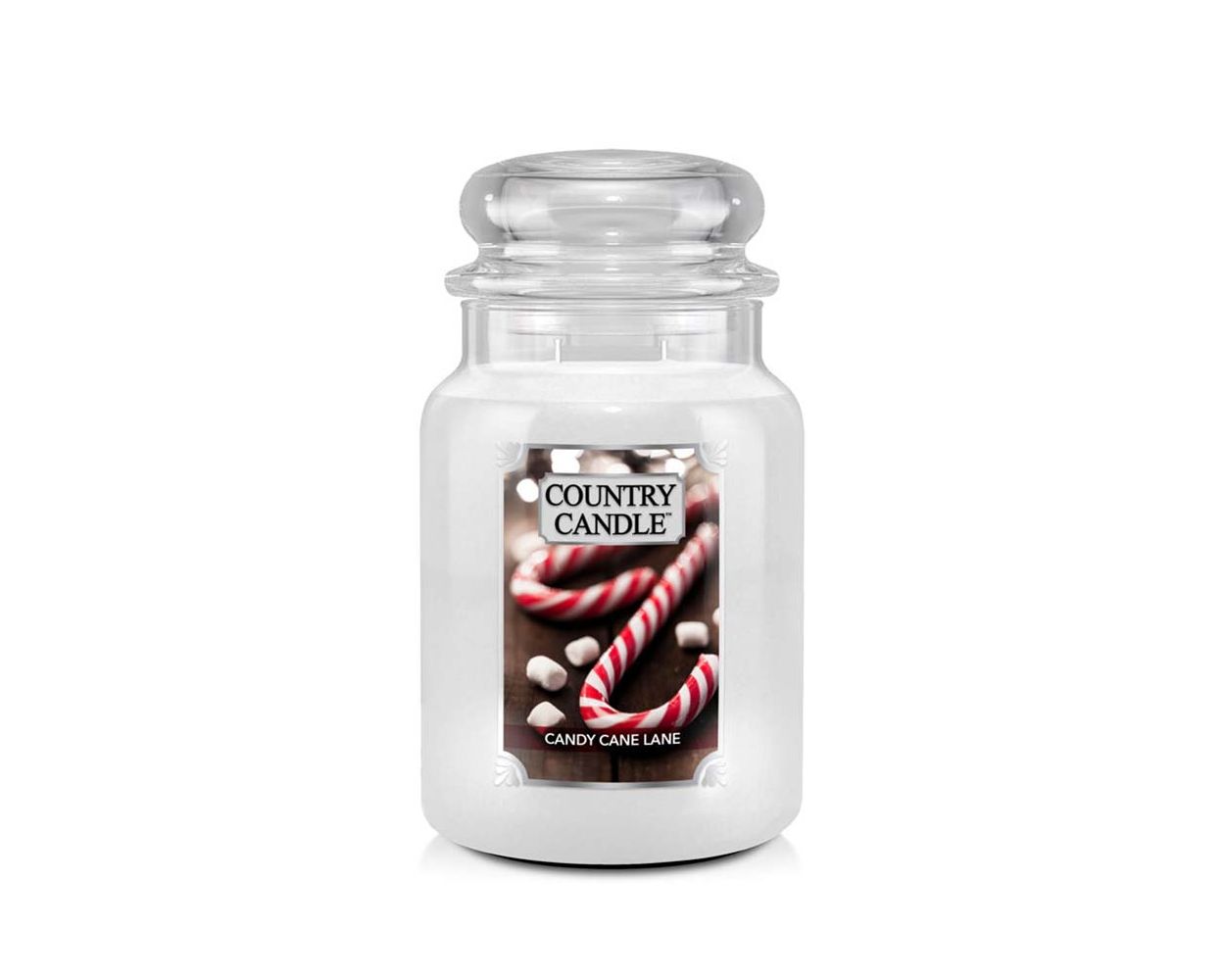 Country Candle - Large Jar "Candy Cane Lane" (680 g)
