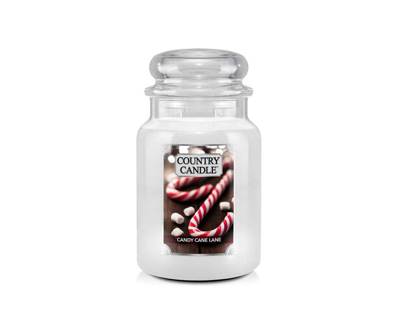 Country Candle - Large Jar "Candy Cane Lane" (680 g)