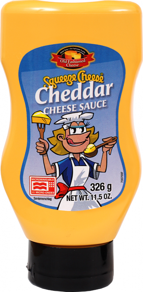 Old Fashioned Foods - Squeeze Cheese "Cheddar" (326 g)