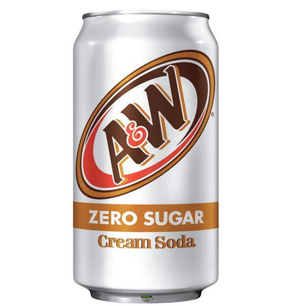 A&W - "Cream Soda" Zero Sugar (355 ml)