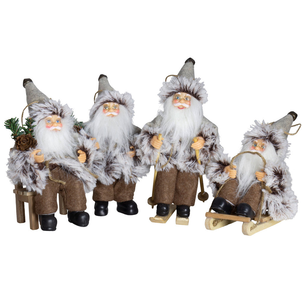 Weihnachtsmann - Santa "4 Funktionen - 1 Design" (18 cm)