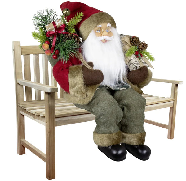 Weihnachtsmann - Santa Kantenhocker "Leik" (45 cm)