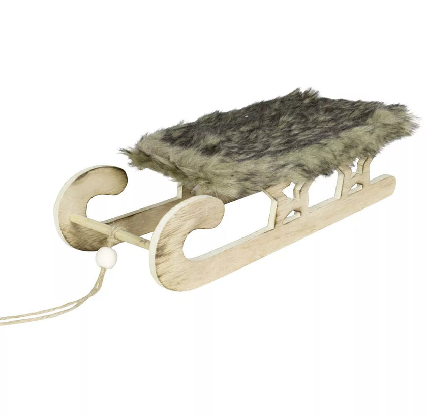 Deko - Holz "Schlitten" (30 cm)