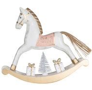 Deko - Holz "Schaukelpferd" einzeln (19 cm)