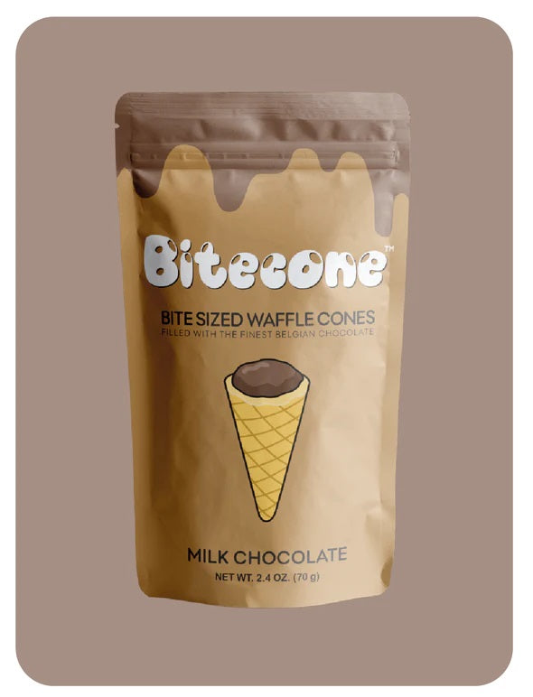 Bitecone - Bite Sized Waffle Cones "Milk Chocolate" (70 g)
