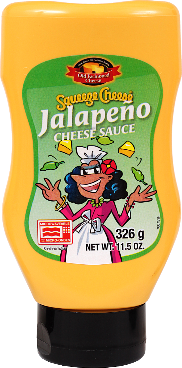 Old Fashioned Foods - Squeeze Cheese "Jalapeno" (326 g)