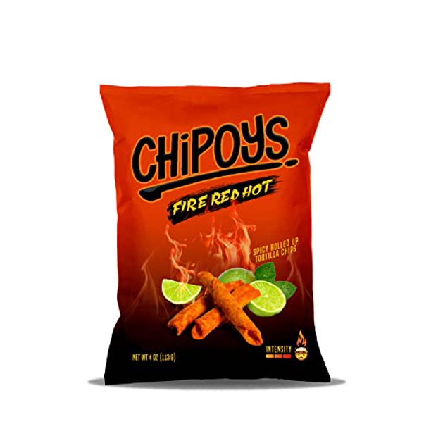 Chipoys - Spicy Tortilla Chips "Fire Red Hot" (113,4 g)