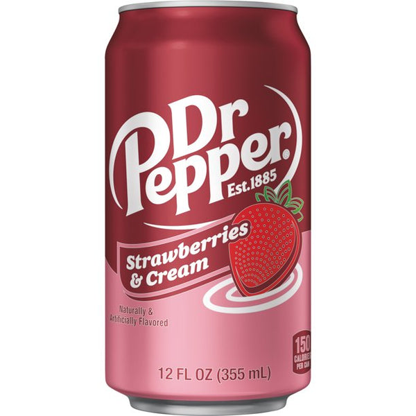 Dr Pepper "Strawberries & Cream" (355 ml)