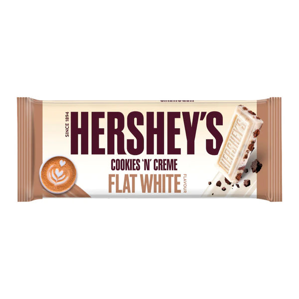 Hershey's - Chocolate Bar "Cookies 'n' Creme Flat White" (90 g)