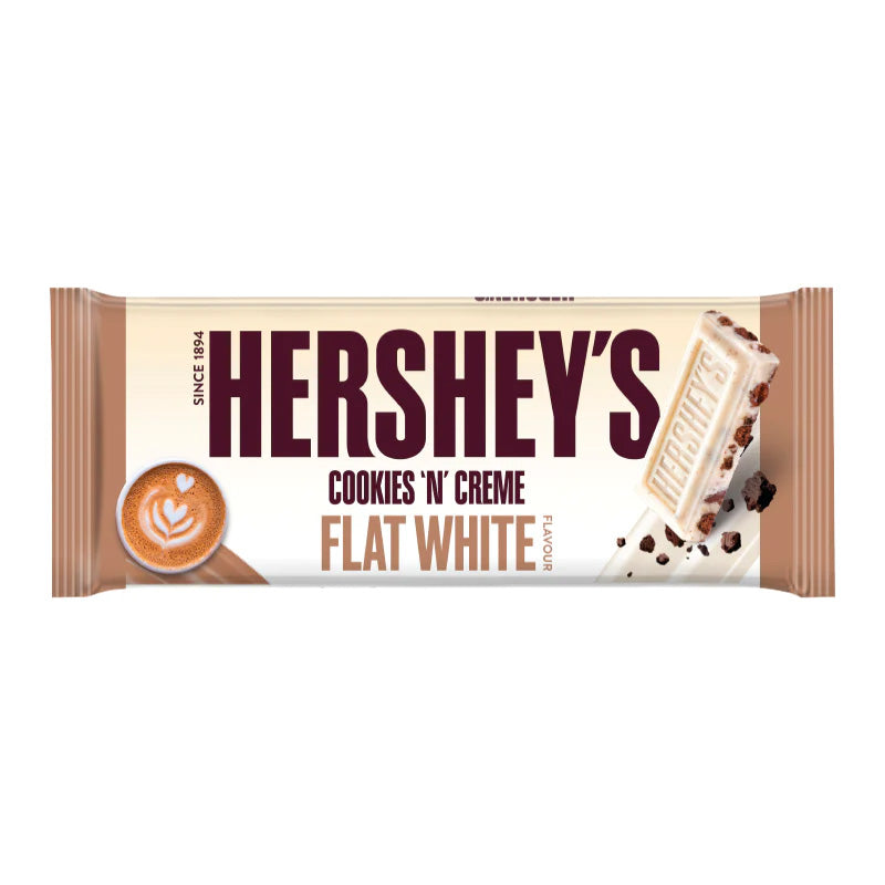 Hershey's - Chocolate Bar "Cookies 'n' Creme Flat White" (90 g) - KING SIZE