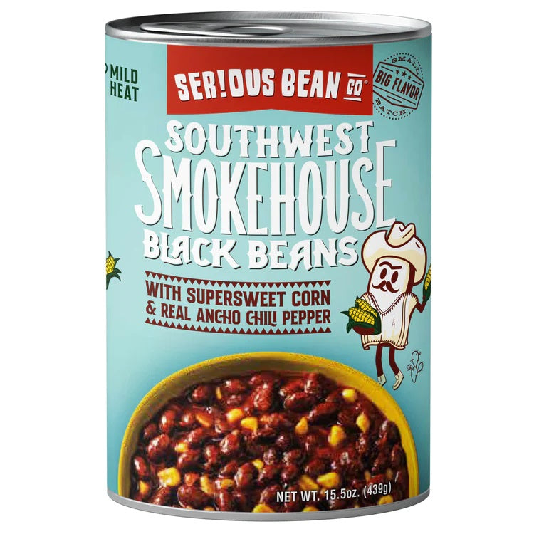 SERIOUS BEAN - Southwest Smokehouse Black Beans "with Sweet Corn & Chili Pepper" (439 g)